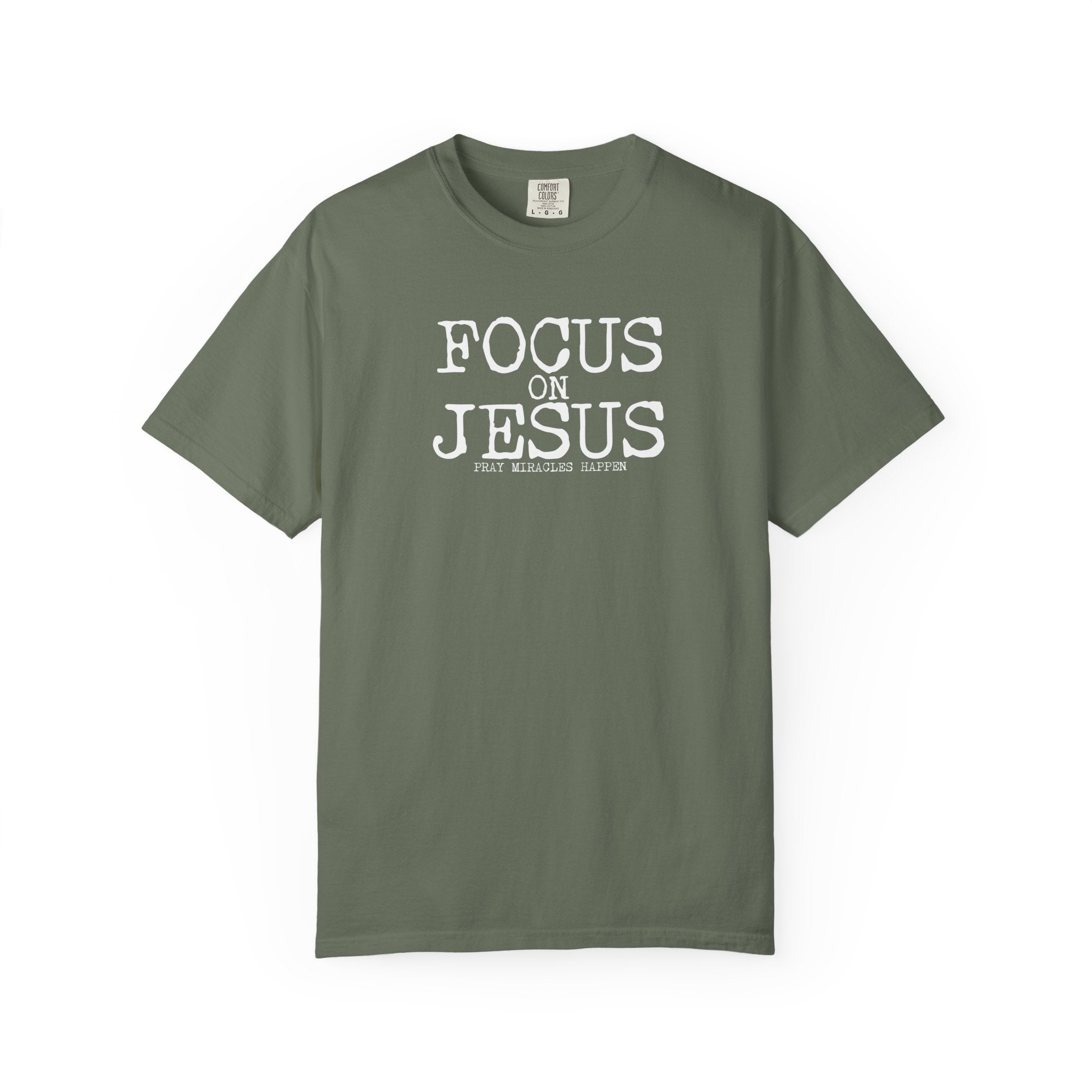 Focus on Jesus T-Shirt | Comfort Colors Faith Shirt