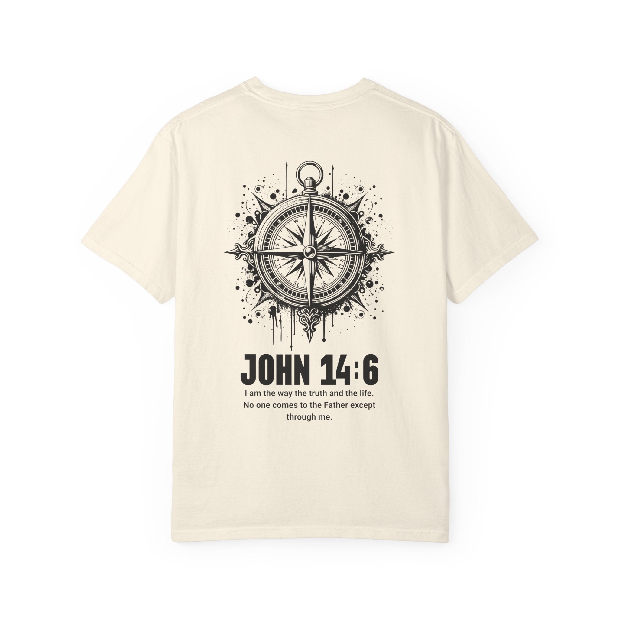 John 14:6 Christian T-Shirt | Comfort Colors Bible Verse Shirt