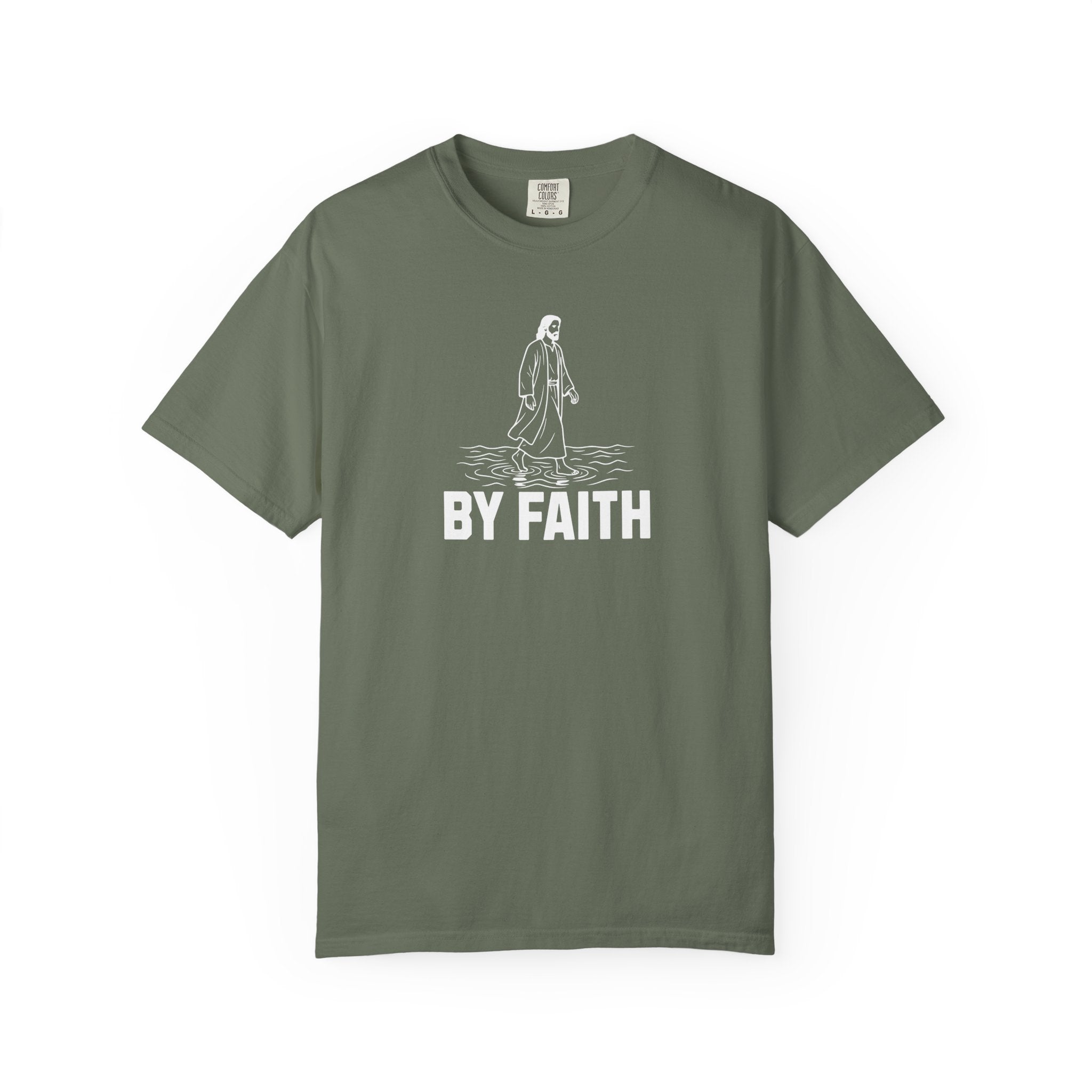 Walk by Faith T-Shirt | Comfort Colors Tee