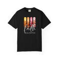 Faith Rooted in Christ T-Shirt | Comfort Colors Christian Floral Shirt