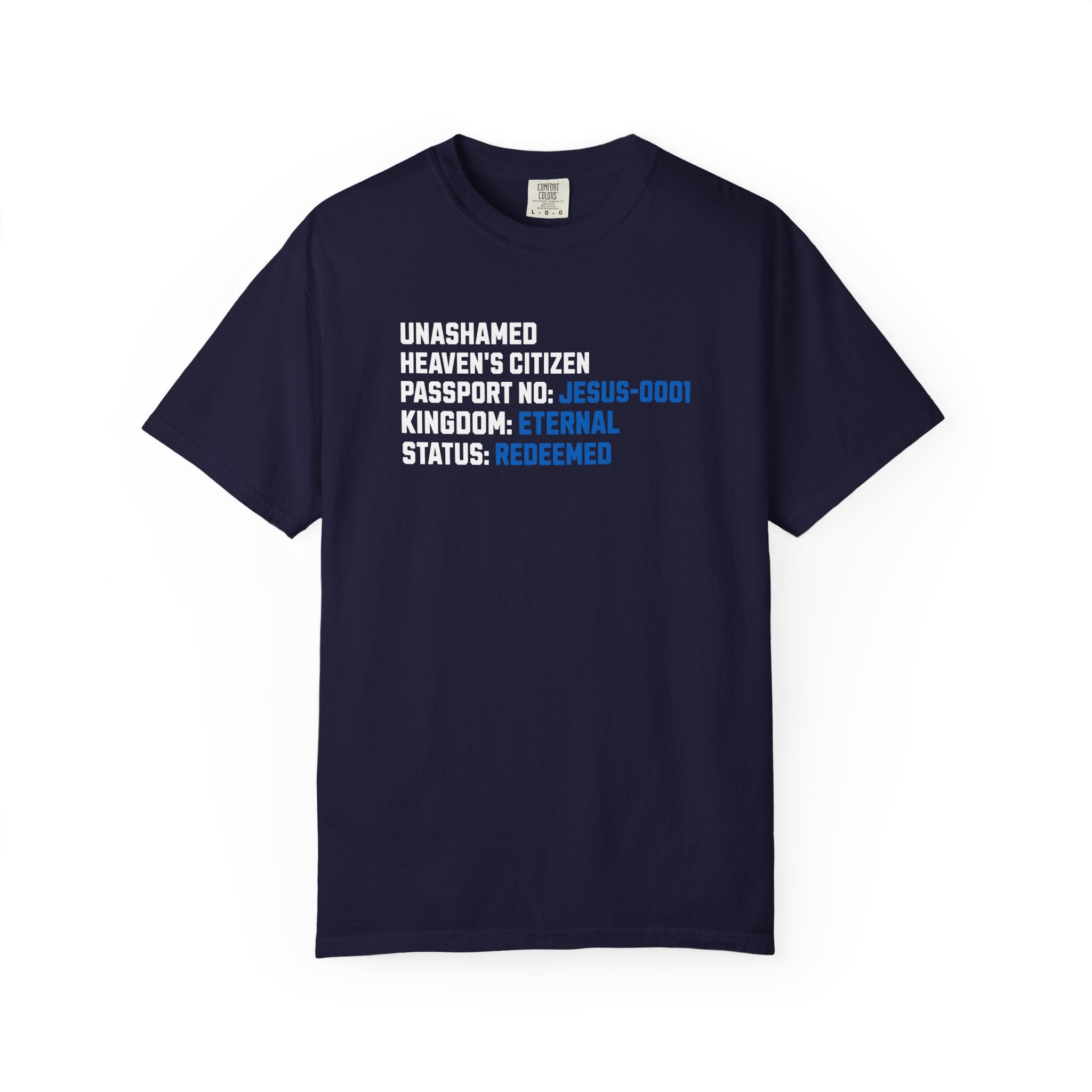 Heaven’s Citizen Christian T-Shirt | Comfort Colors Faith Tee
