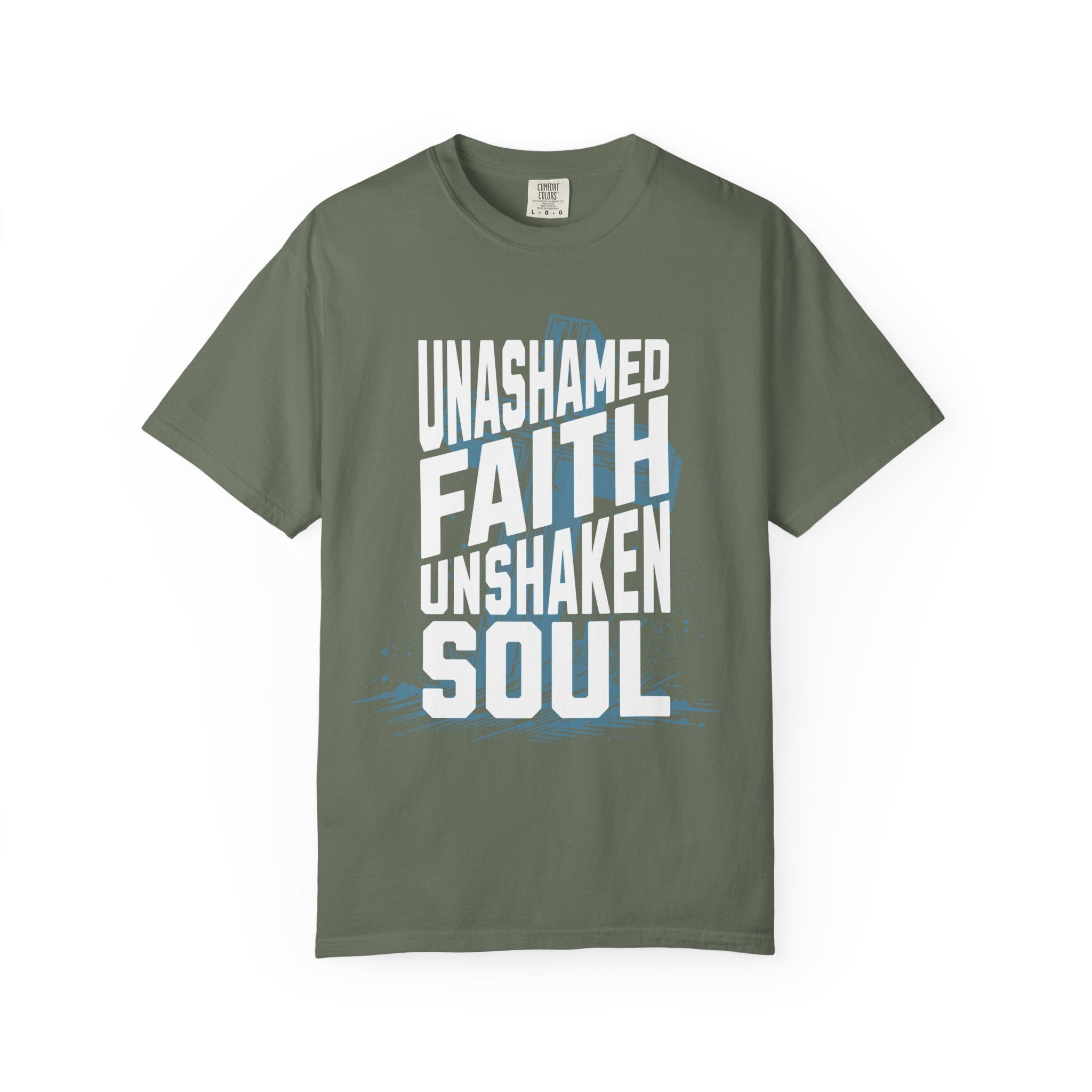 Unashamed Faith Unshaken Soul Christian T-Shirt | Comfort Colors Faith Shirt