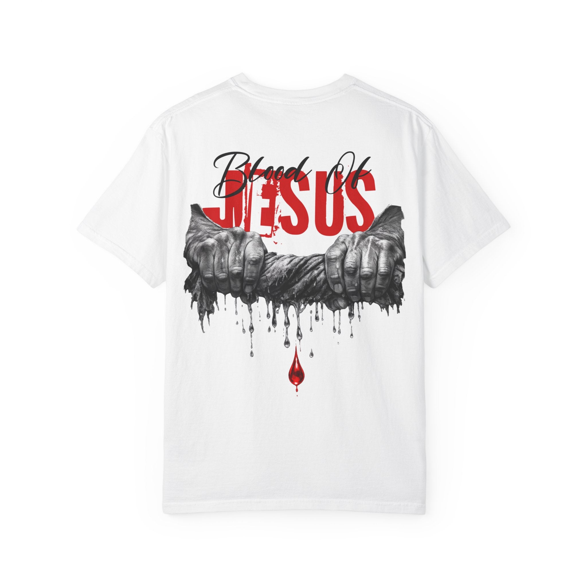 Blood of Jesus Christian T-Shirt | Comfort Colors Faith Shirt