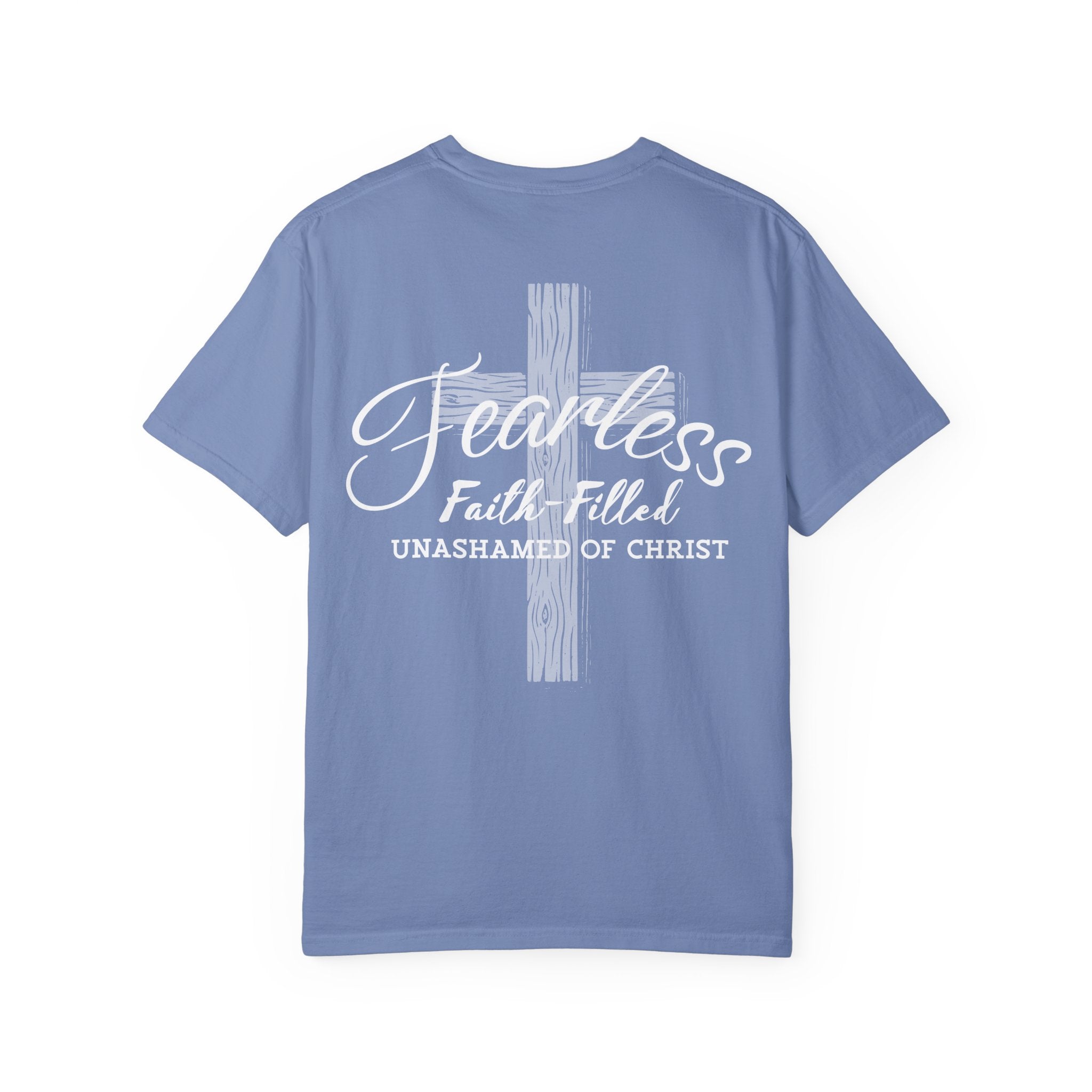 Fearless Faith Christian T-Shirt | Comfort Colors Unashamed of Christ Shirt