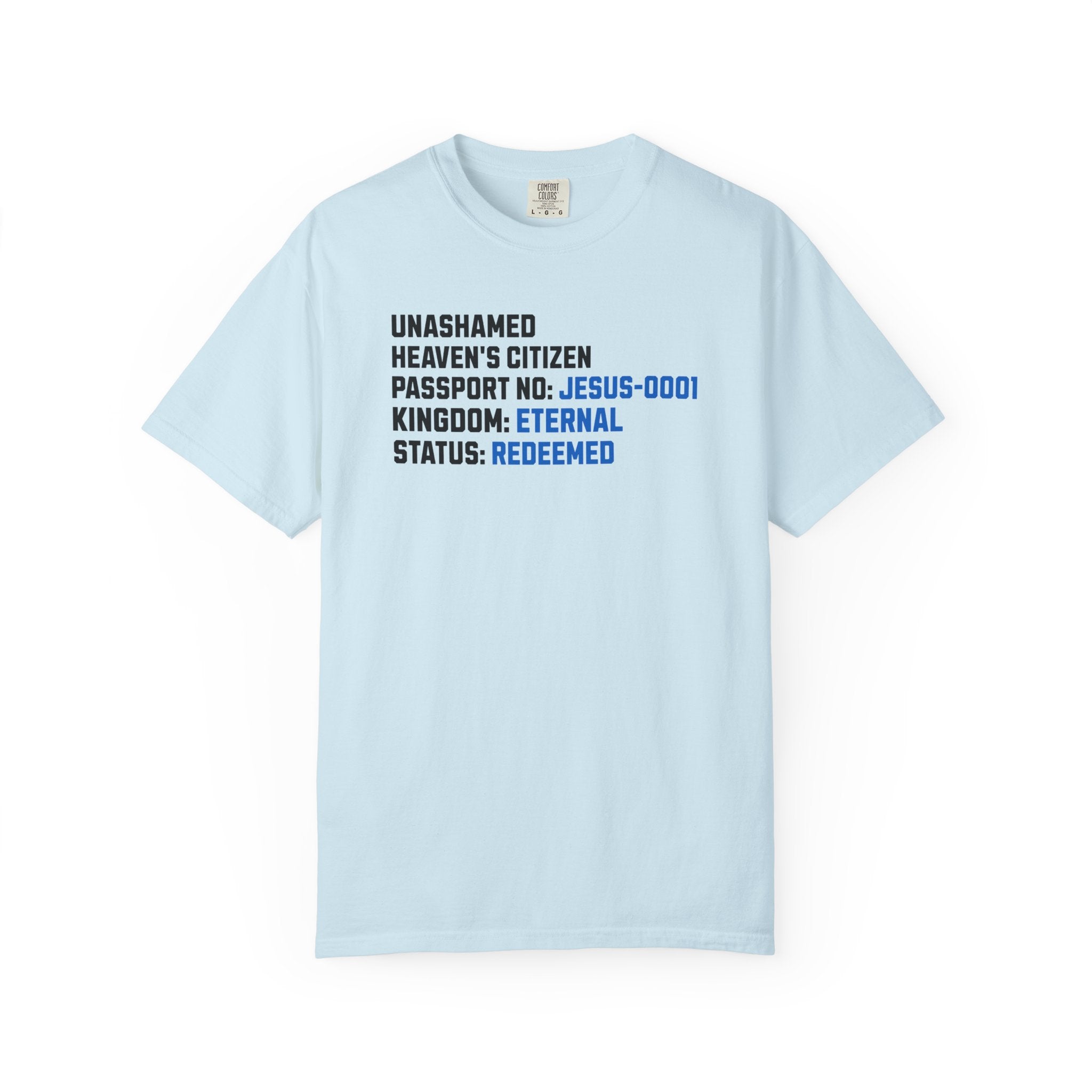 Heaven’s Citizen Christian T-Shirt | Comfort Colors Faith Tee