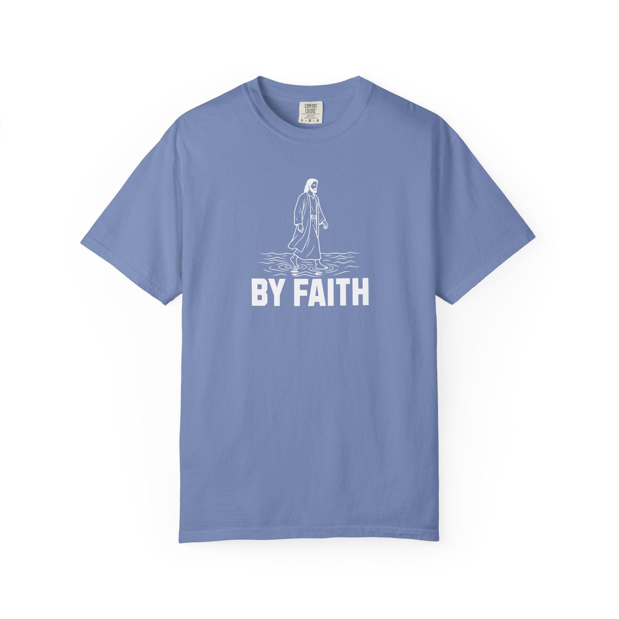 Walk by Faith T-Shirt | Comfort Colors Tee