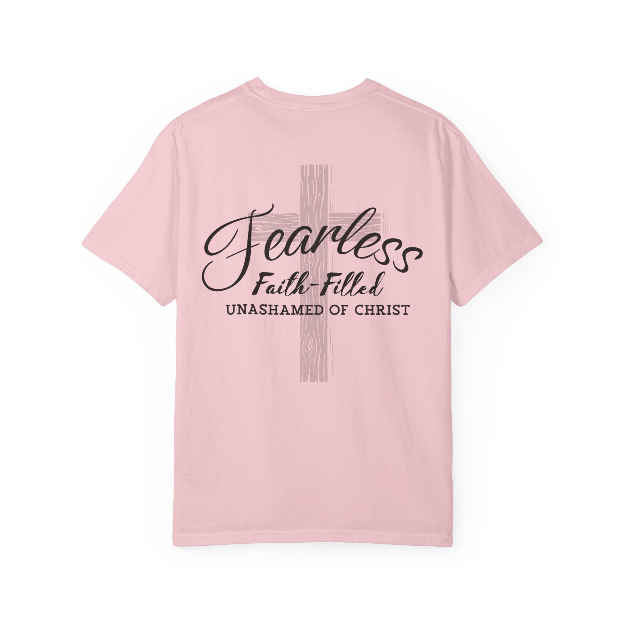 Fearless Faith Christian T-Shirt | Comfort Colors Unashamed of Christ Shirt