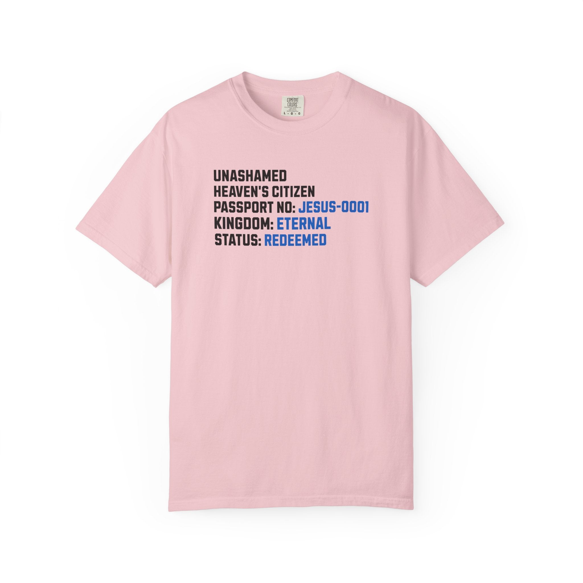 Heaven’s Citizen Christian T-Shirt | Comfort Colors Faith Tee