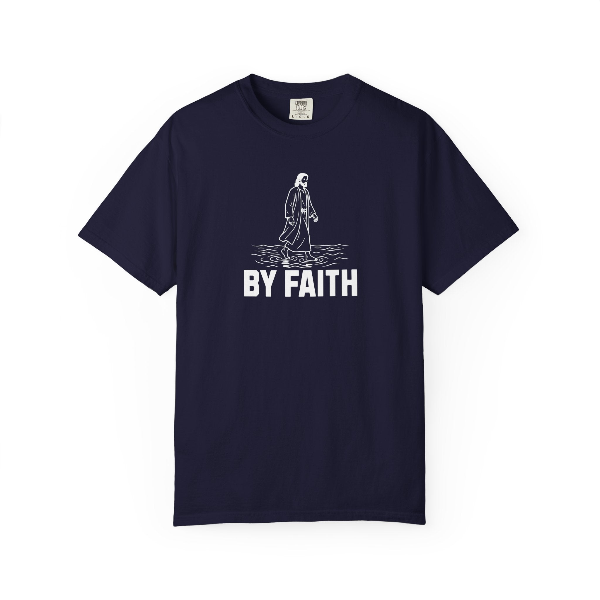 Walk by Faith T-Shirt | Comfort Colors Tee