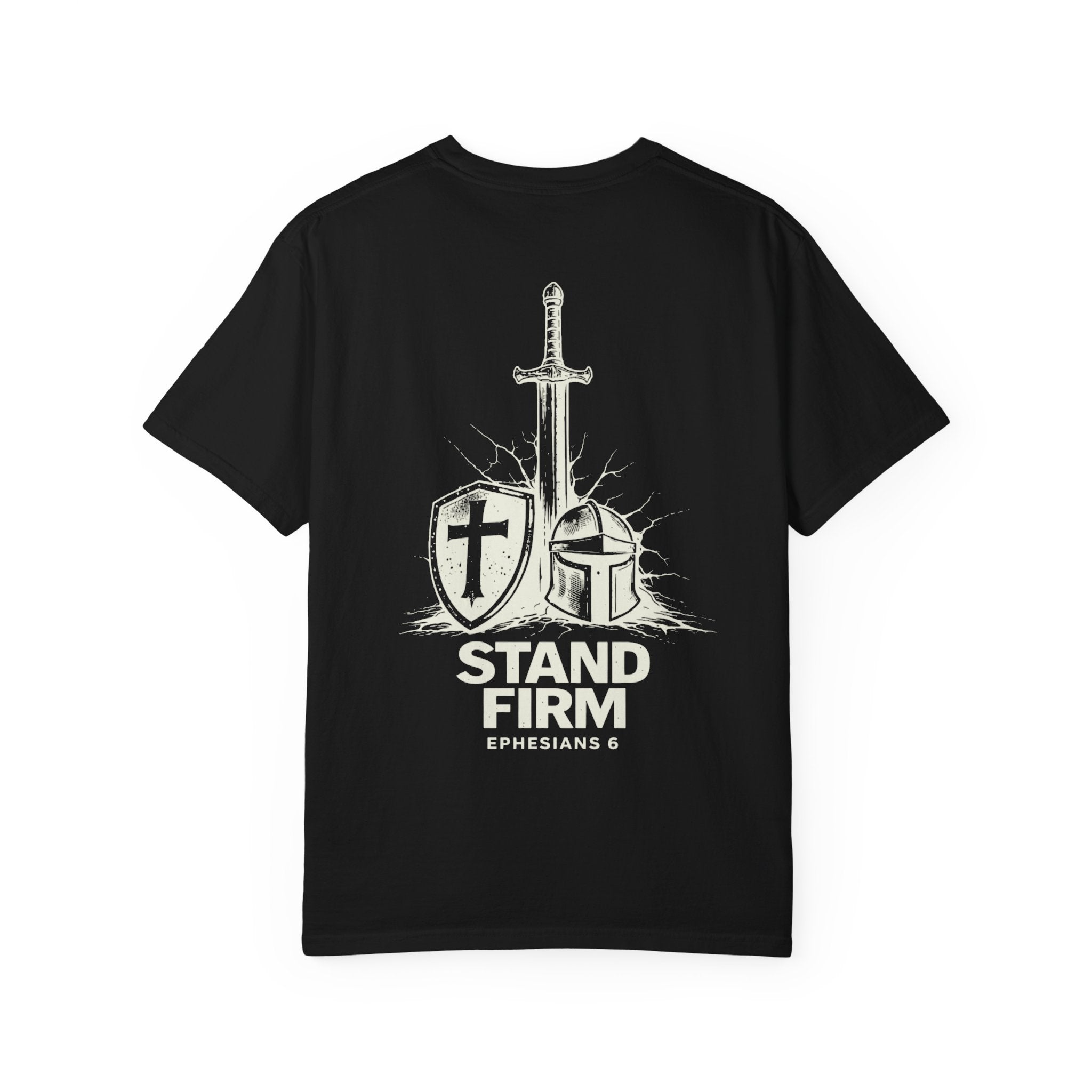 Stand Firm Christian T-Shirt | Comfort Colors Armor of God Shirt