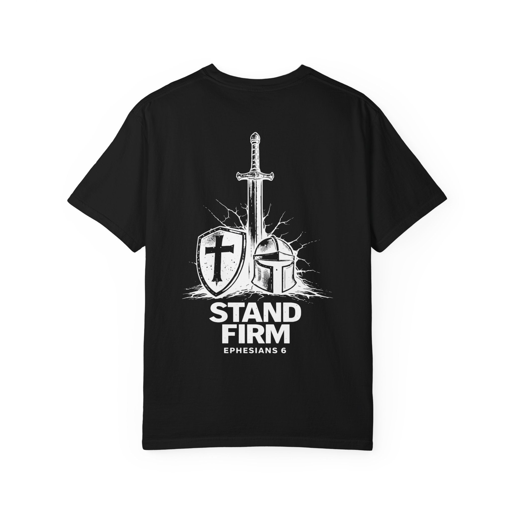 Stand Firm Christian T-Shirt | Comfort Colors Armor of God Shirt