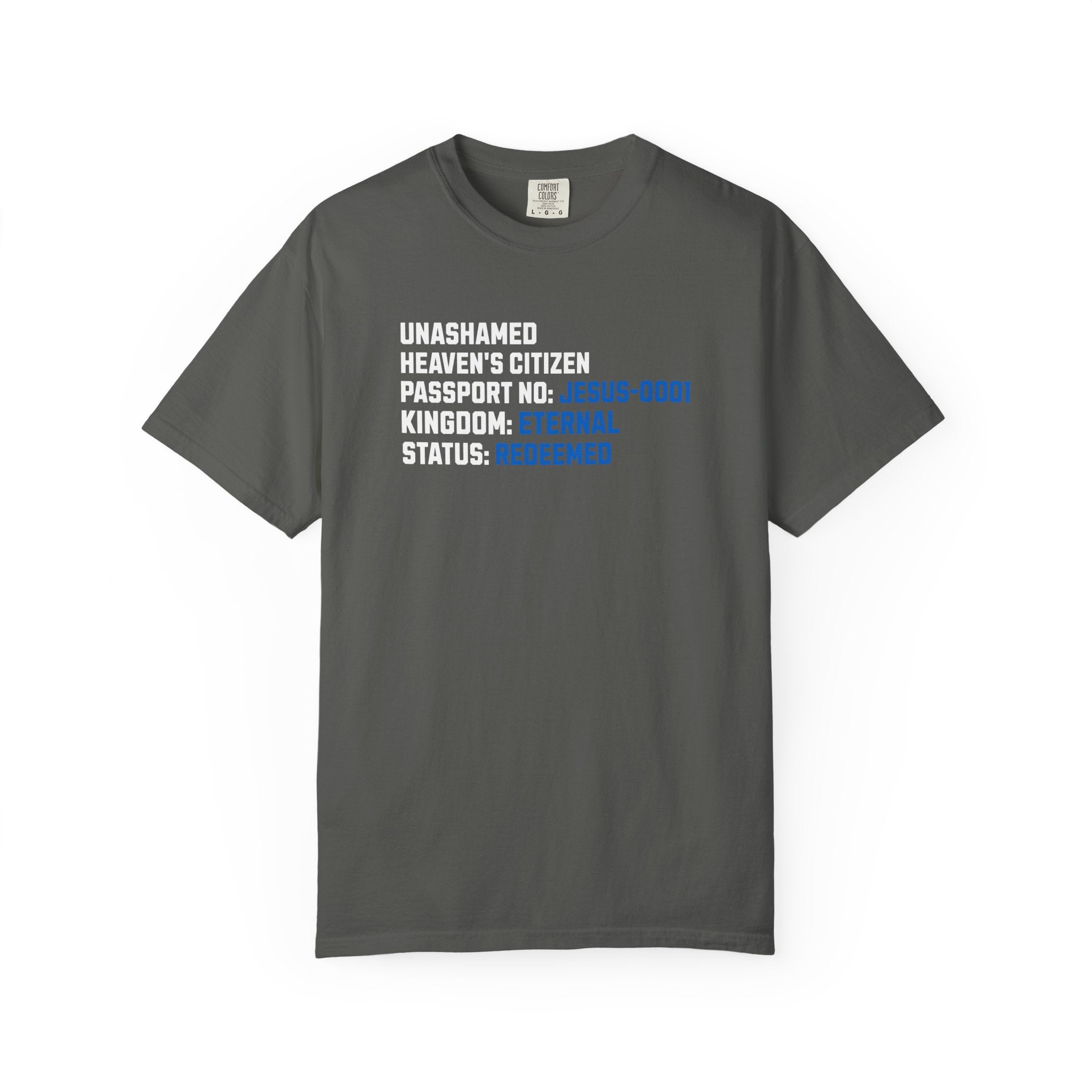 Heaven’s Citizen Christian T-Shirt | Comfort Colors Faith Tee