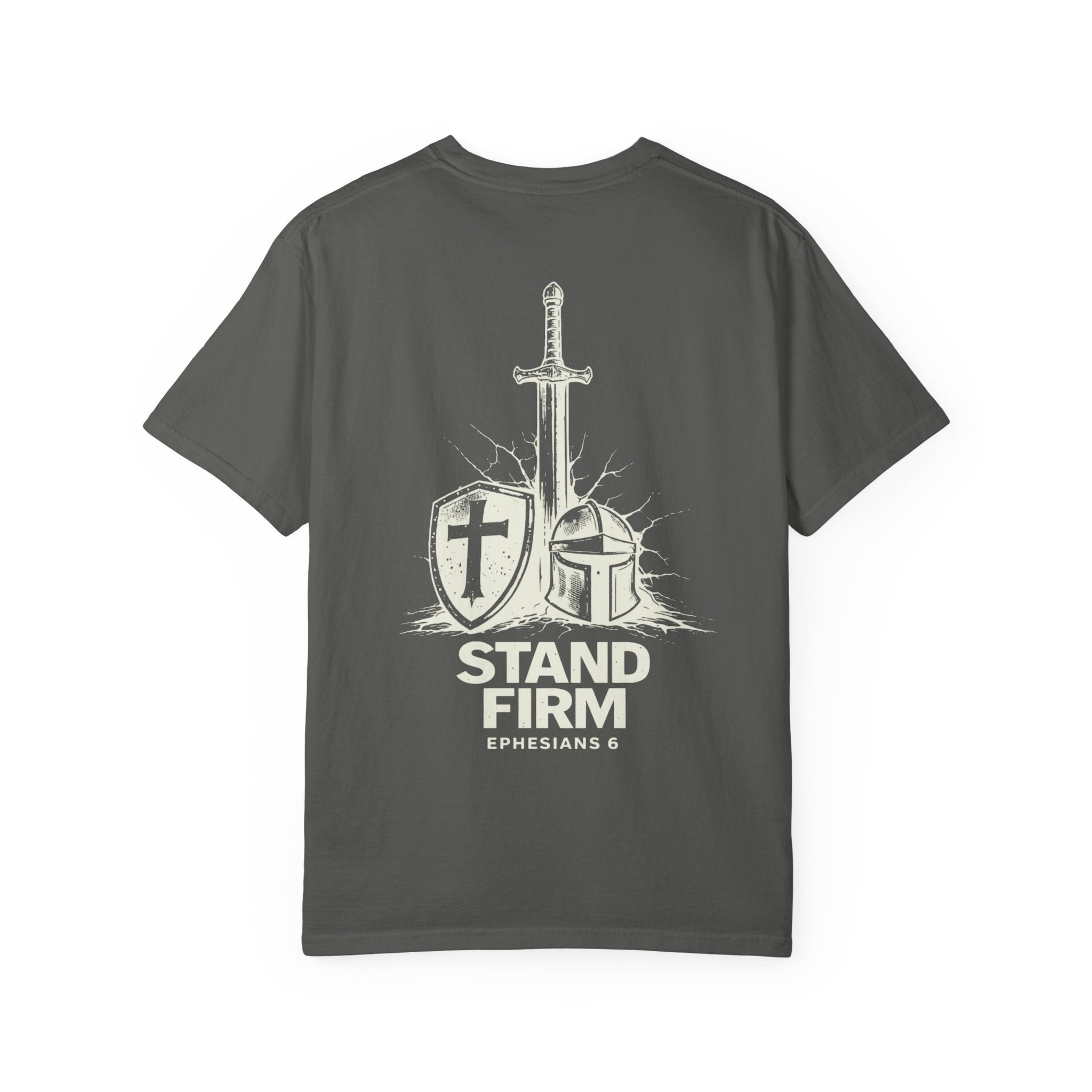 Stand Firm Christian T-Shirt | Comfort Colors Armor of God Shirt