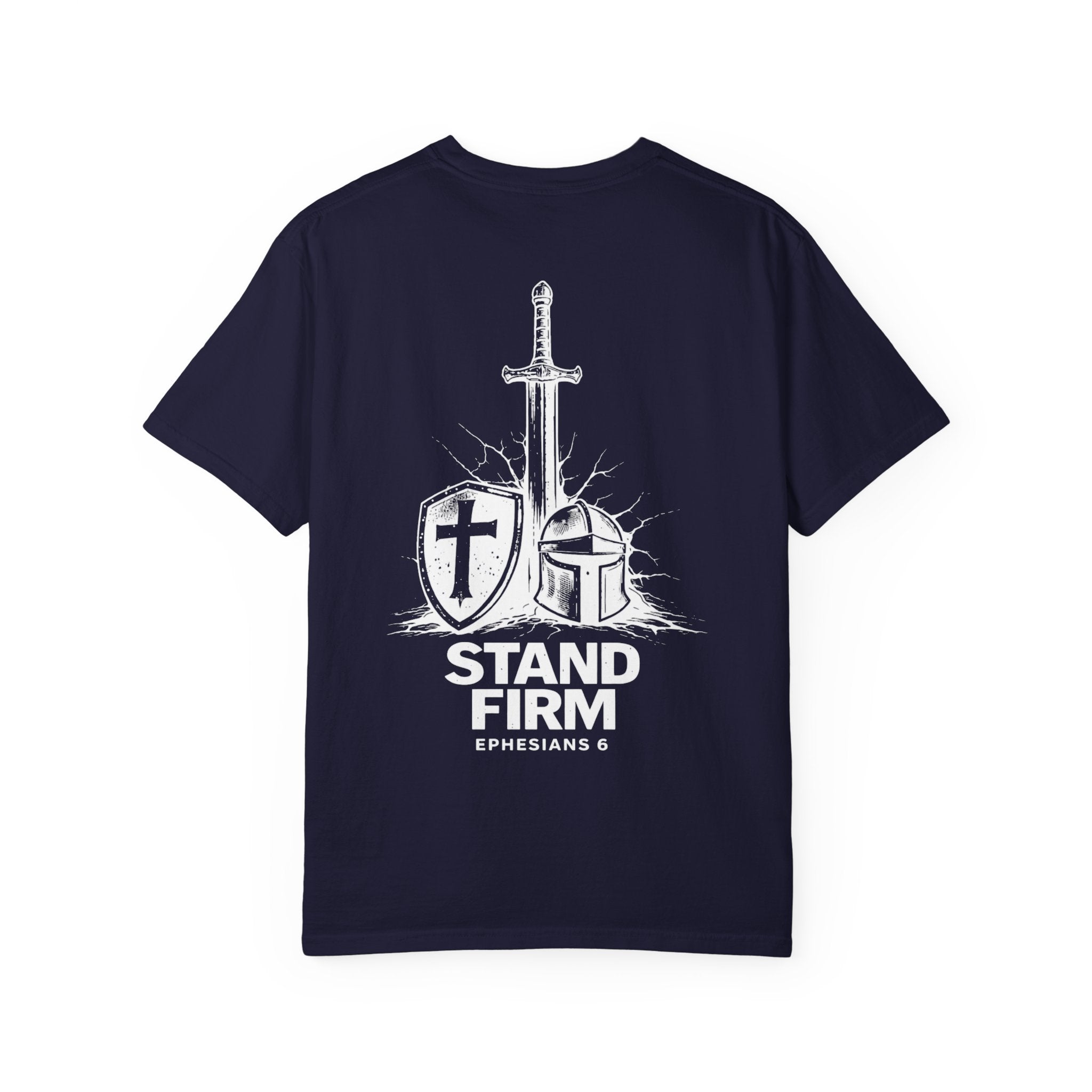 Stand Firm Christian T-Shirt | Comfort Colors Armor of God Shirt