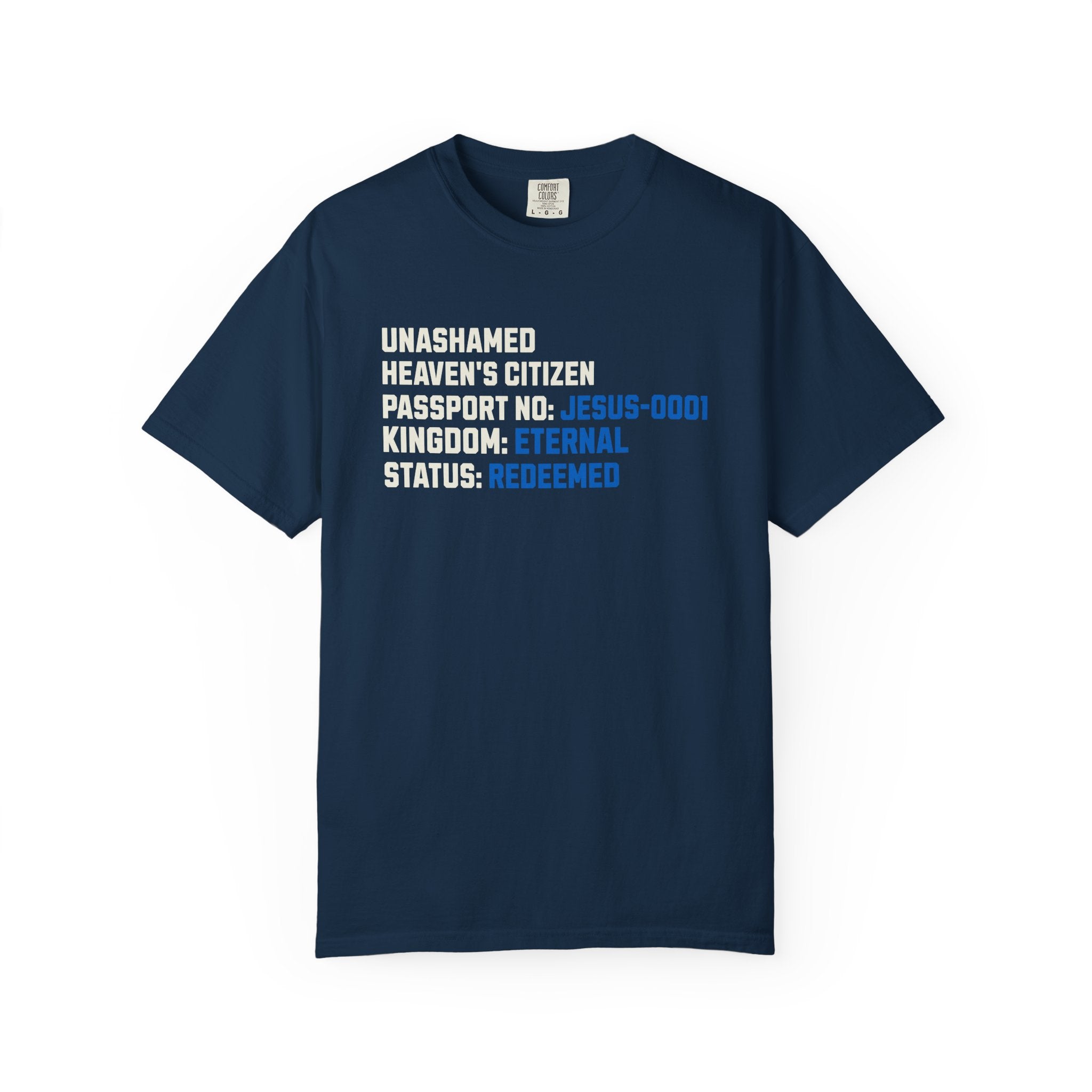 Heaven’s Citizen Christian T-Shirt | Comfort Colors Faith Tee