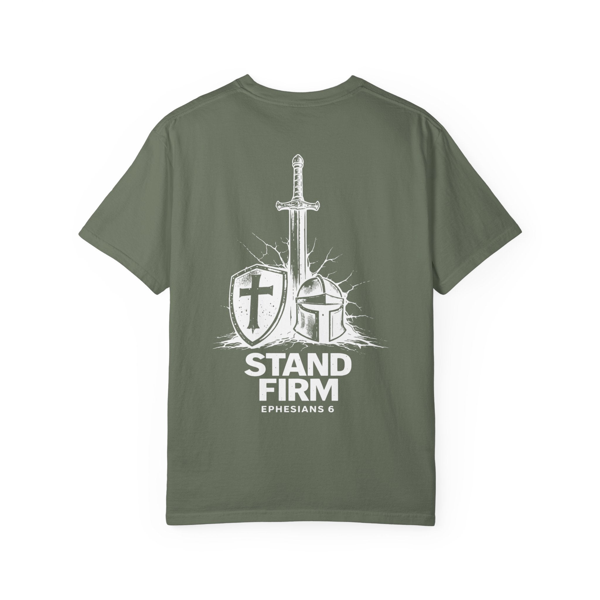 Stand Firm Christian T-Shirt | Comfort Colors Armor of God Shirt