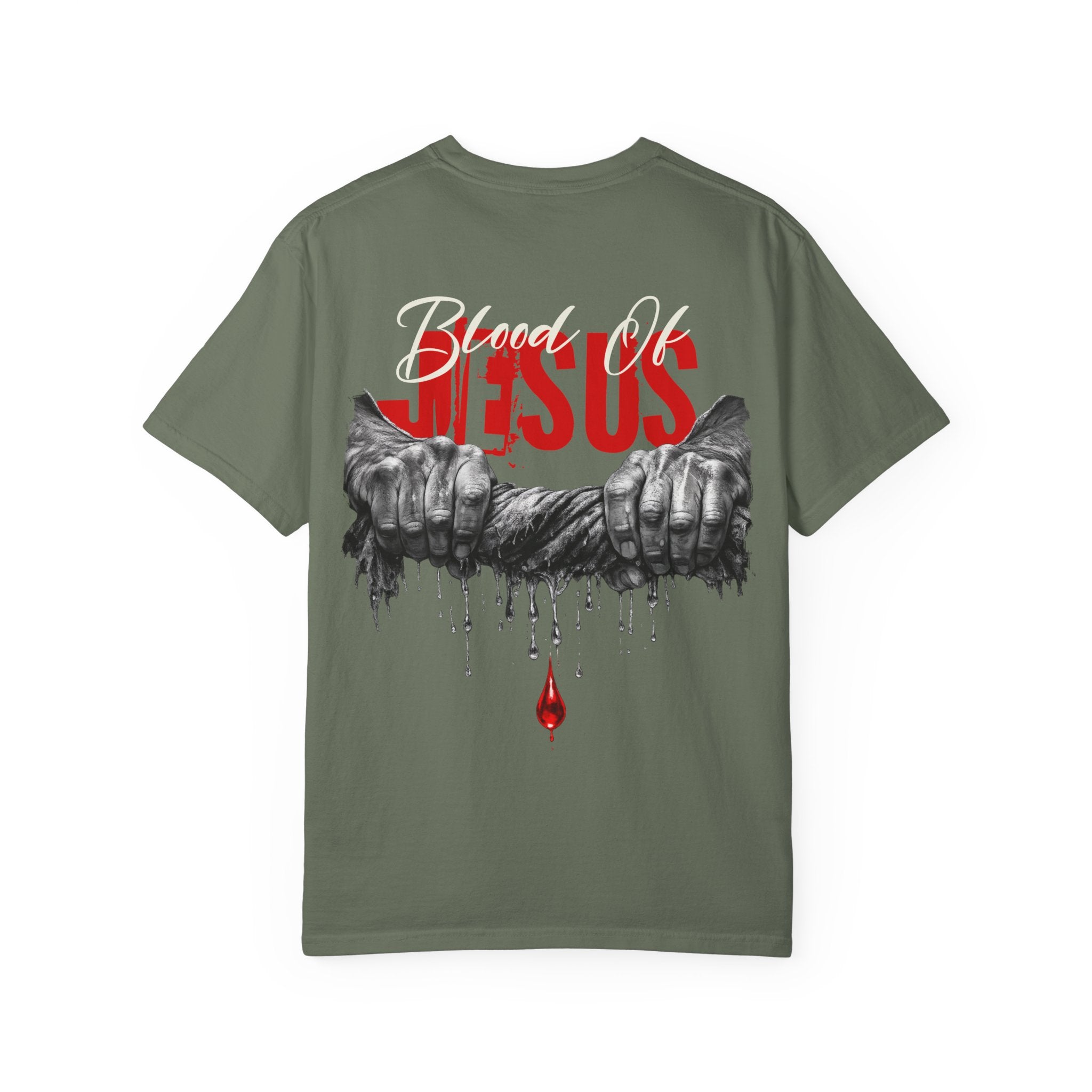 Blood of Jesus Christian T-Shirt | Comfort Colors Faith Shirt