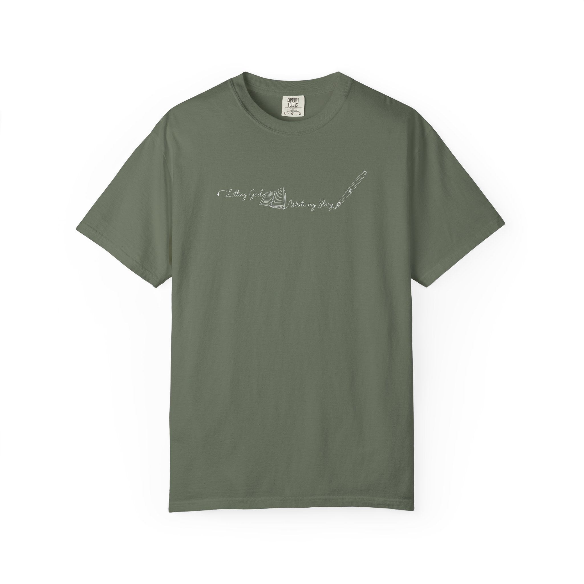 Letting God Write T-Shirt | Comfort Colors Tee