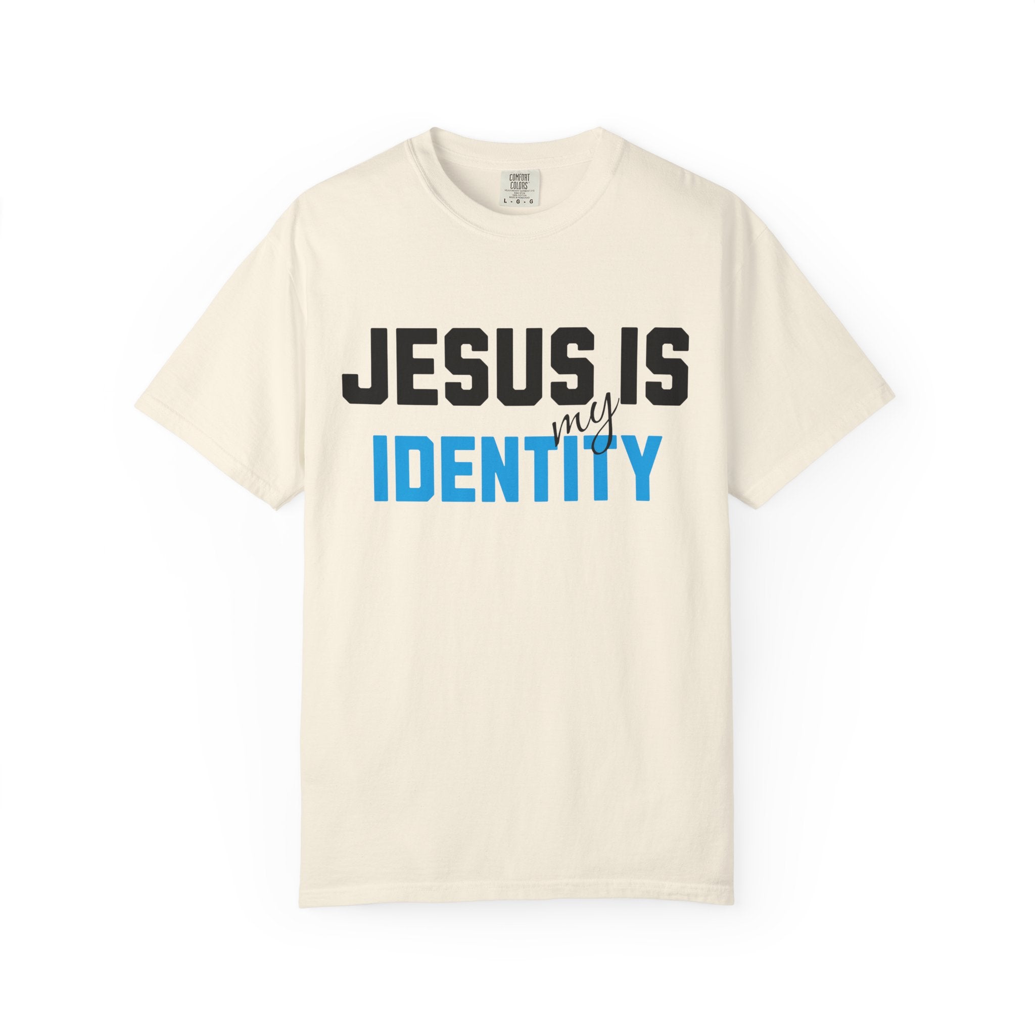 Jesus Is My Identity T-Shirt | Comfort Colors Christian Shirt | UK